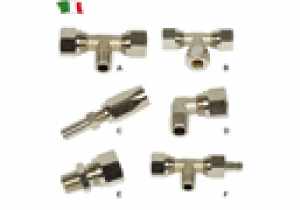 ULTRAFLEX KIT RACCORDI A 90° PER TUBO IN RAME DA MM.8